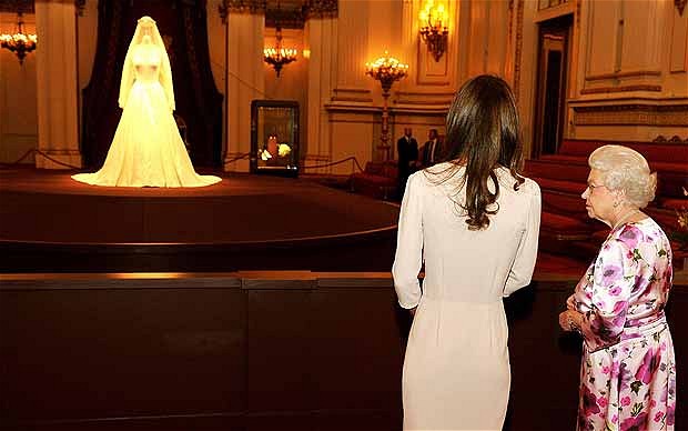 Wedding Dress at Bucking Palace State Rooms