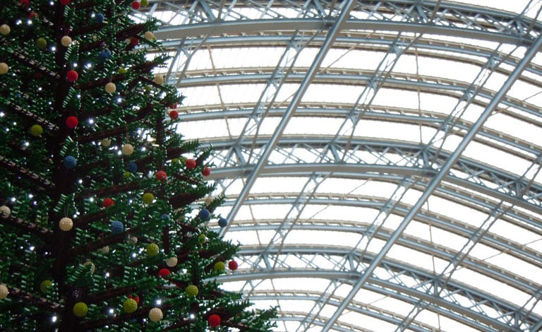 Christmas Tree at Kings Cross St Pancras