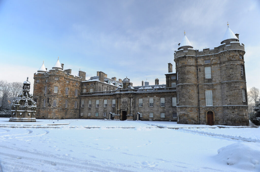 Palace of Holyroodhouse at Christmas