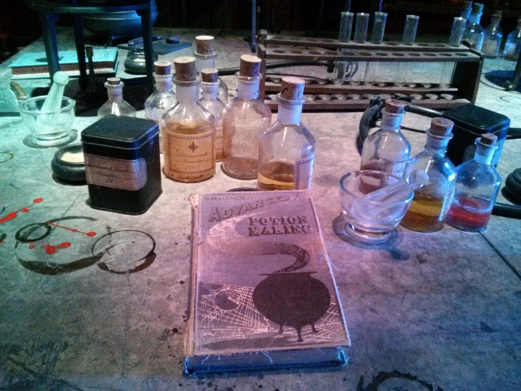 Harry Potter Studios- Potions class