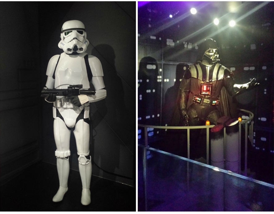 Darth Vadar and storm trooper at Madame Tussauds2