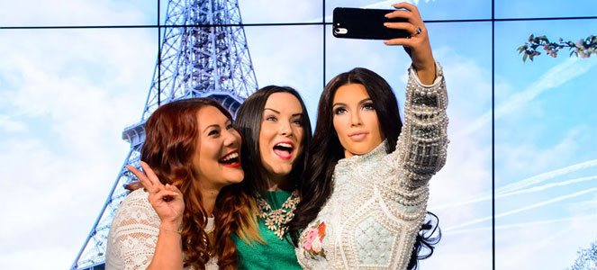 Kim Kardashian at Madame Tussauds London