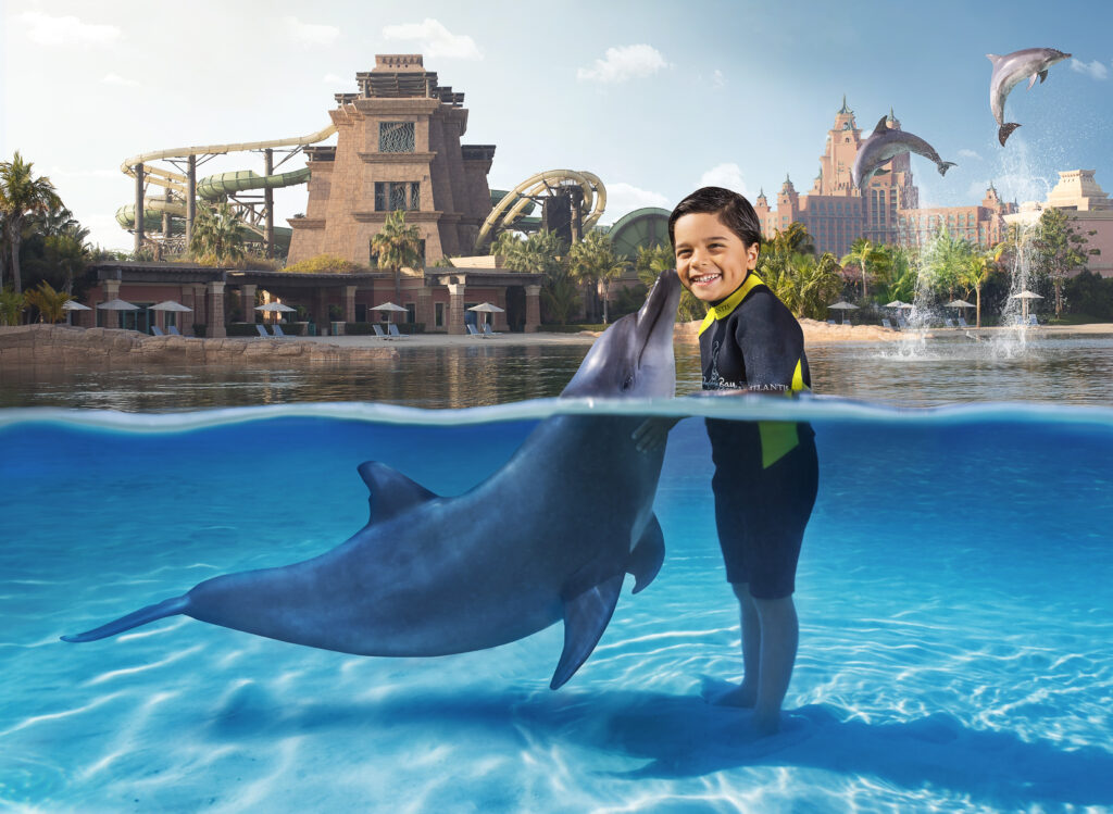 Swimming with Dolphin Atlantis the Palm