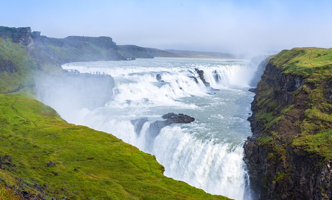 Gullfoss Waterfall in Iceland