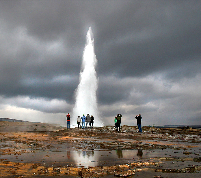 Strokkur Geyser in Iceland