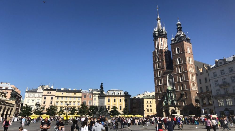 The main square in Krakow